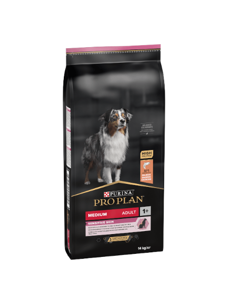 Pro Plan Adult Sensitive Somon & Orez 14kg
