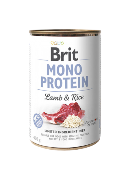 Brit Mono Protein Miel Orez 400G - conserva caine