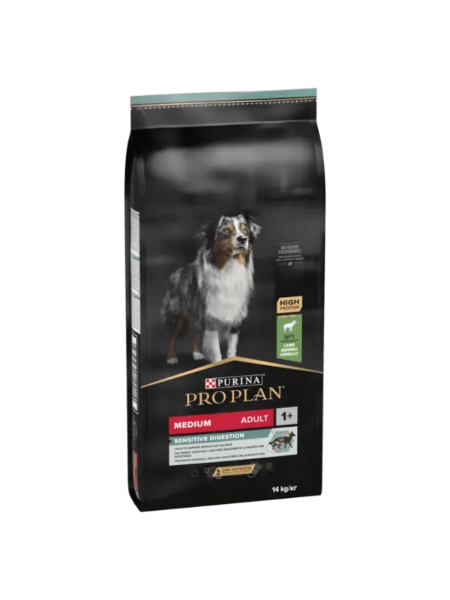 Pro Plan Adult Medium Sensitive Digestion 14kg, Miel - hrana uscata caini