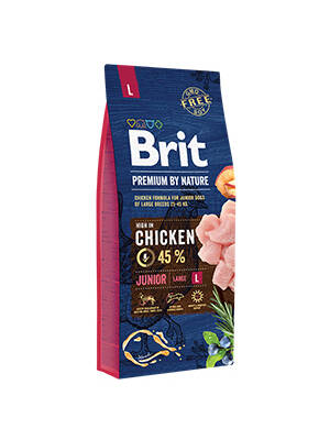 Brit Premium by Nature Junior L 15kg, Pui - hrana uscata caini