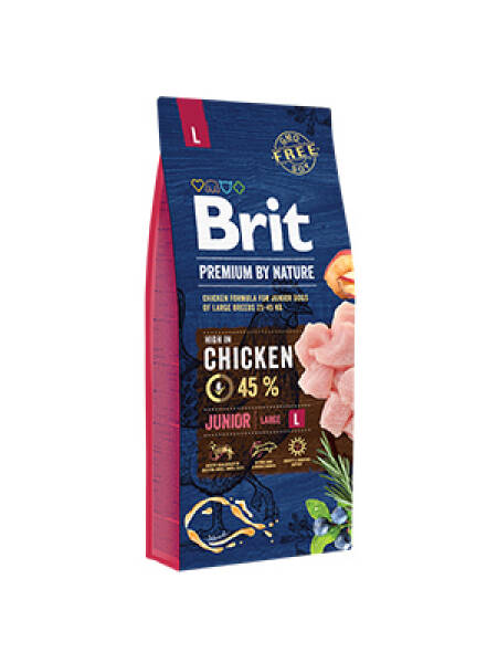 Brit Premium by Nature Junior L 15kg, Pui - hrana uscata caini