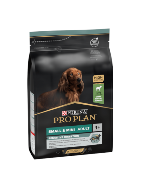 Pro Plan Adult Small Sensitive Digestion 3KG, Miel - hrana uscata caini