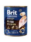 Brit conserva caini  cu peste 800g