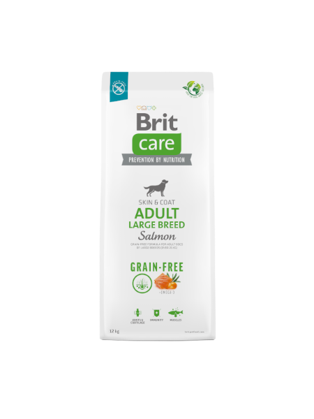 Brit Care Grain Free Adult Large Somon Cartofi 12KG