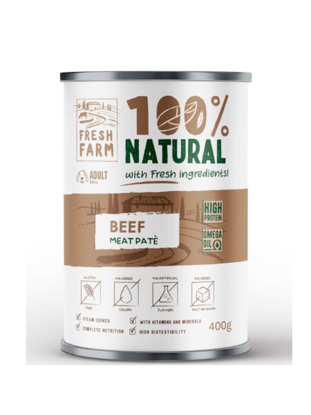Fresh Farm Smooth Pate Vita 400g - conserva caine
