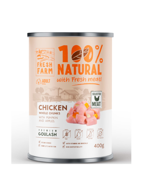 Fresh Farm Goulash Pui 400G - conserva caine